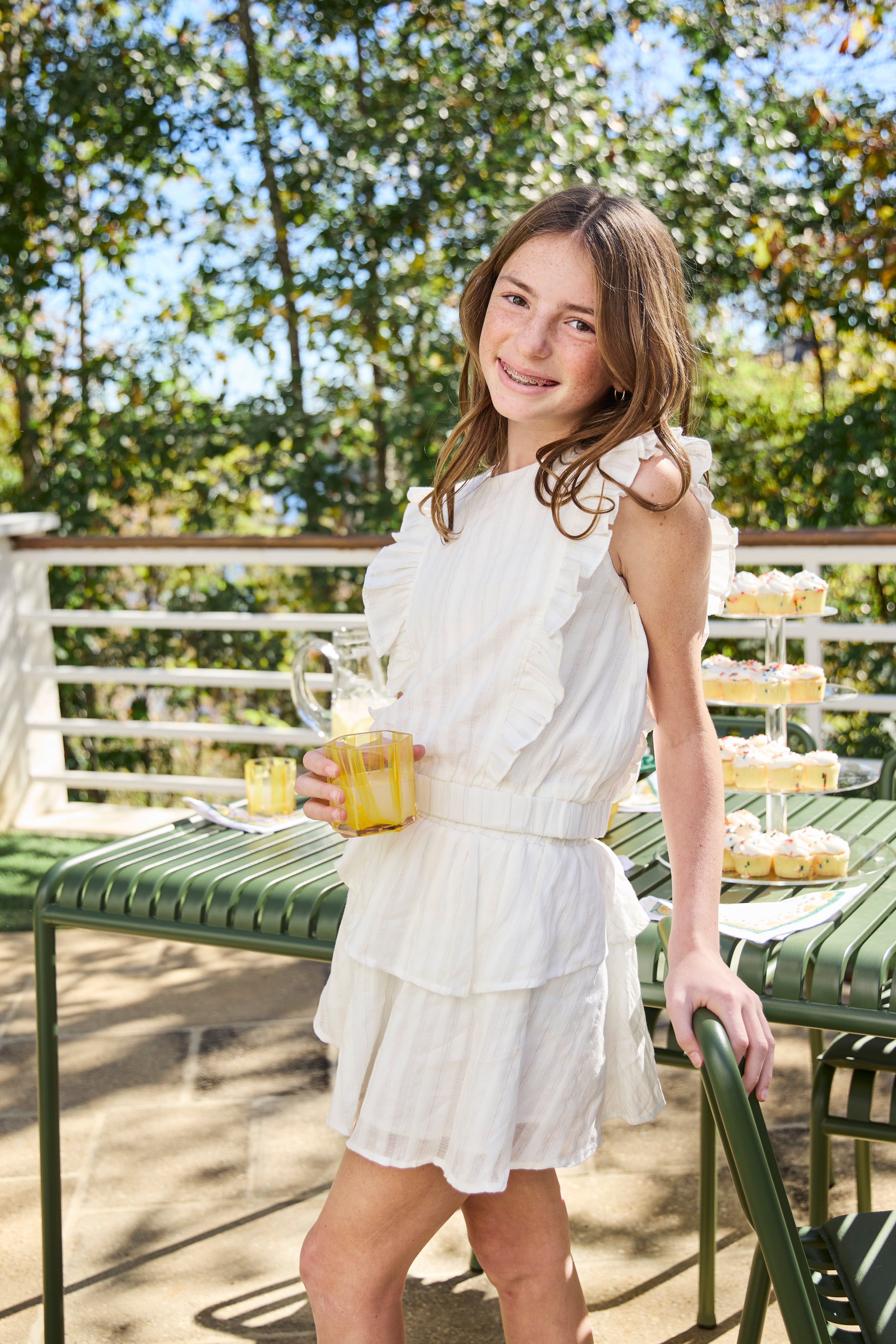 Rowan Top White/Gold