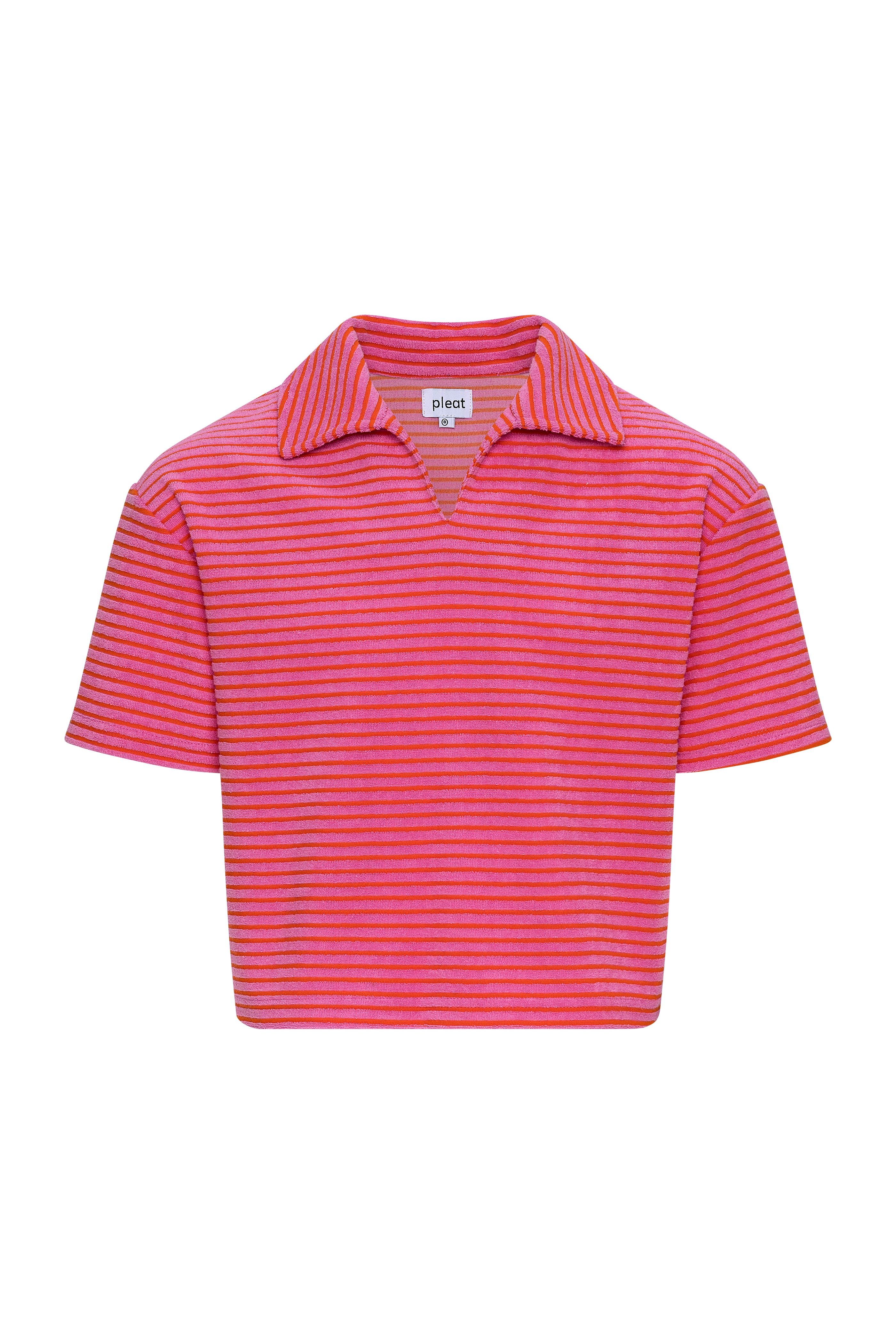 Pierce Top Pink/Orange French Terry