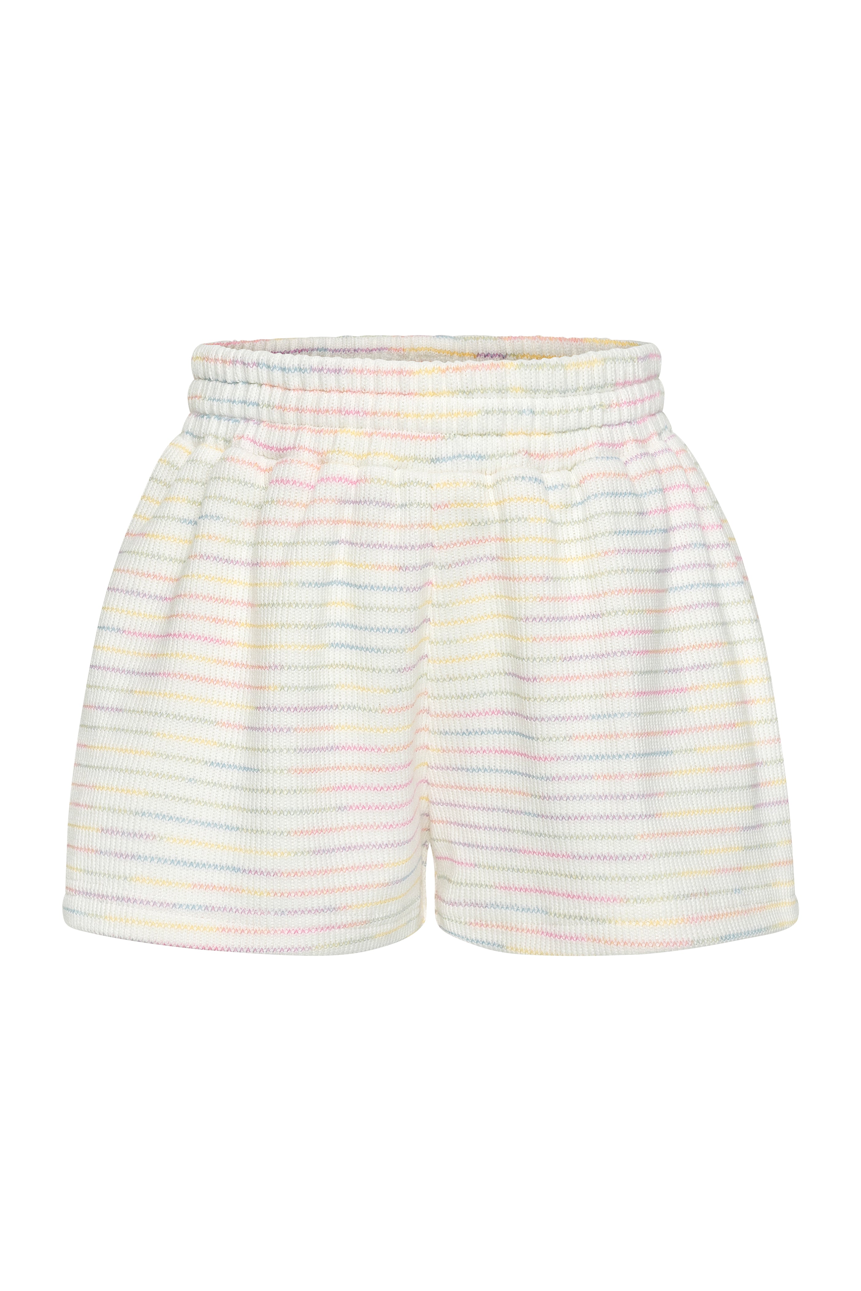 Carlisle Short Rainbow Stripe Knit