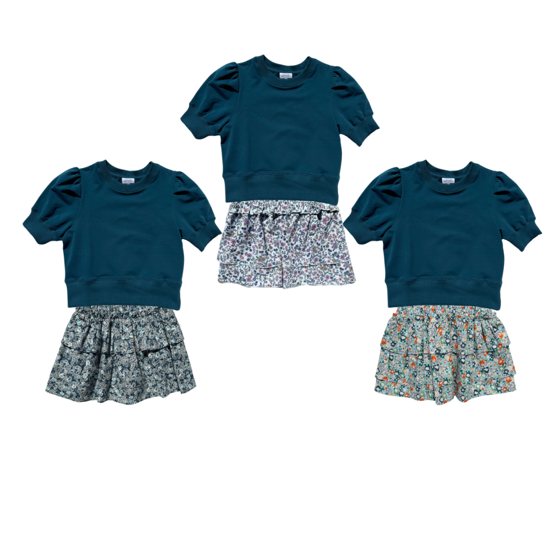 Riley Sweatshirt Dark Teal