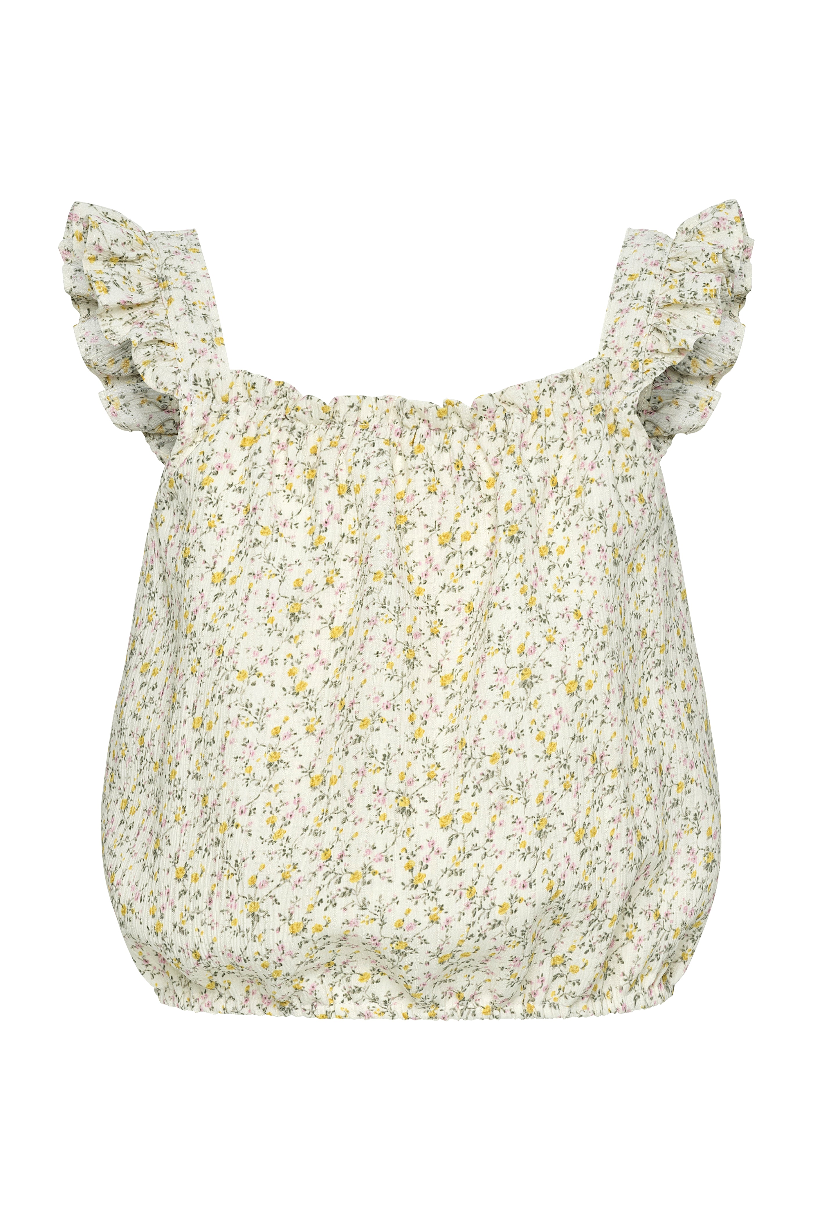 Talia Top Cream Ditsy