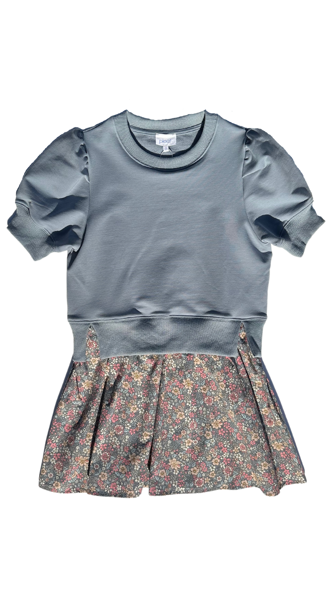 Clara Combo Dress Cloud/Coral/Pink