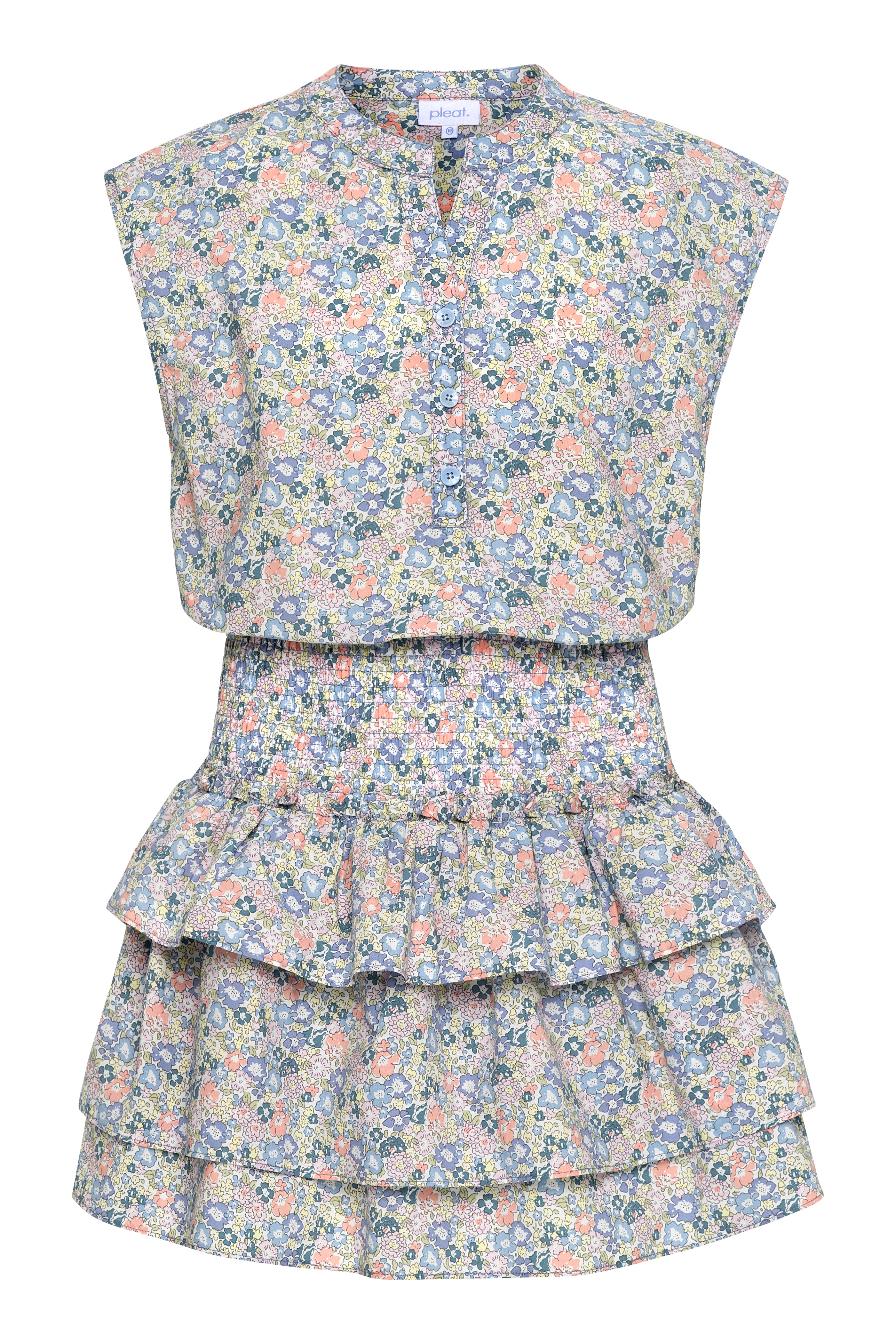 Drew Dress Coral Floral