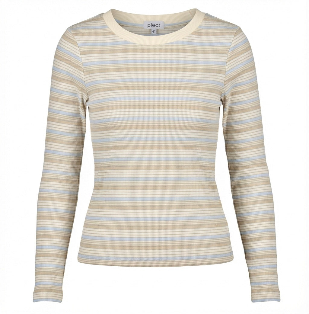 Ella Tee Light Blue/Cream