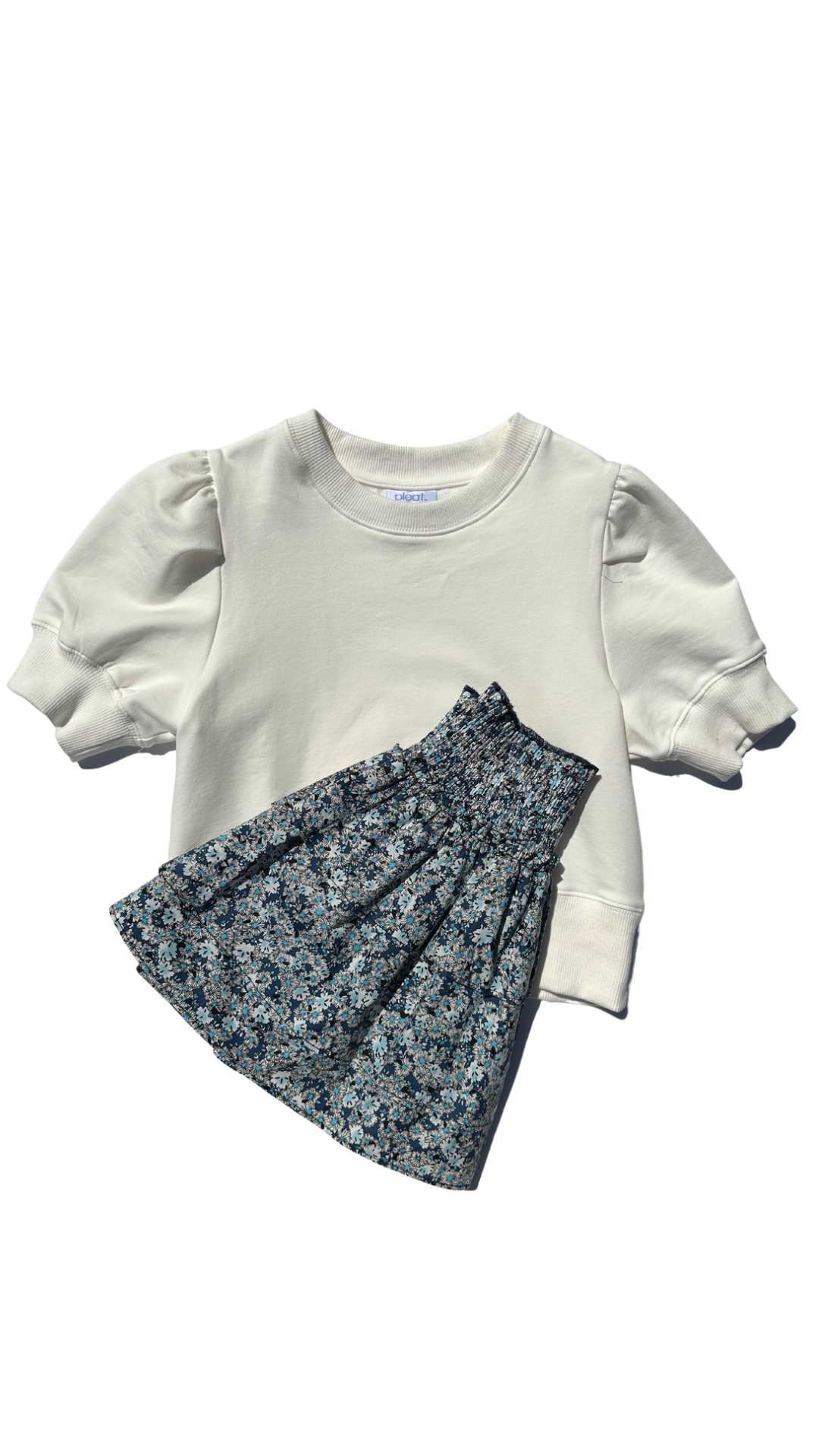 Sally Skirt Blue Floral