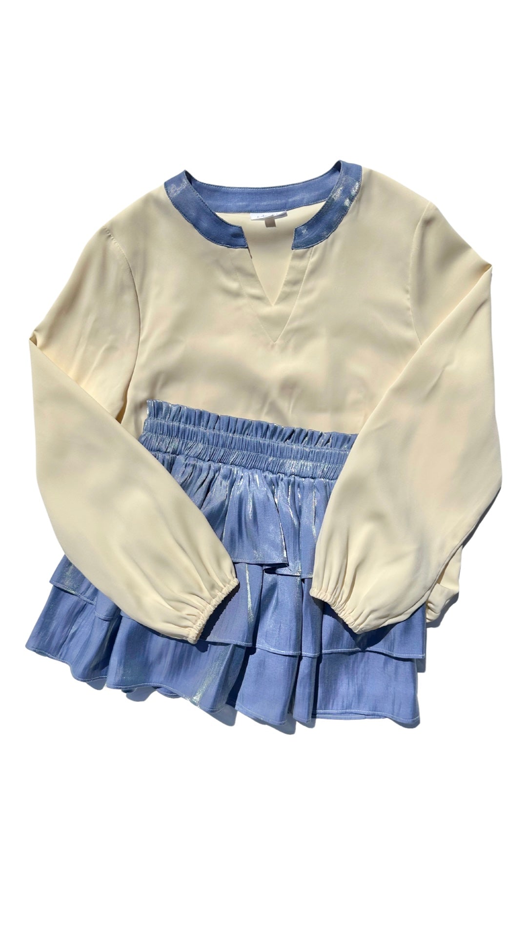 Luna Skirt Blue Shimmer