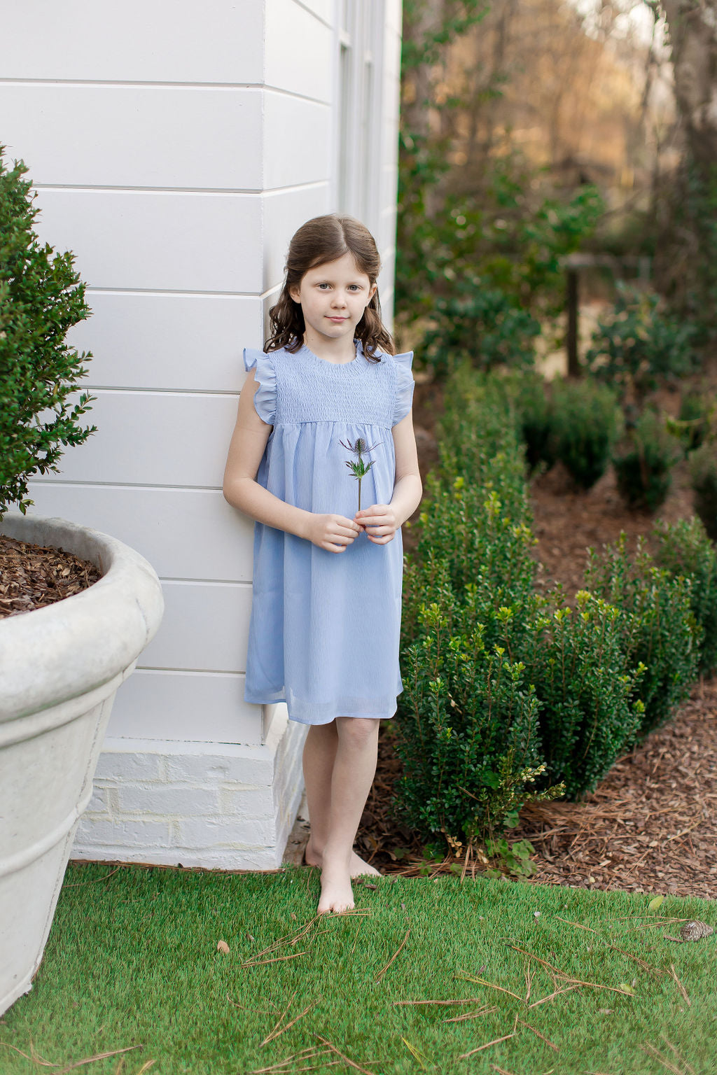 Lottie Dress Sleeveless Pastel Blue 2