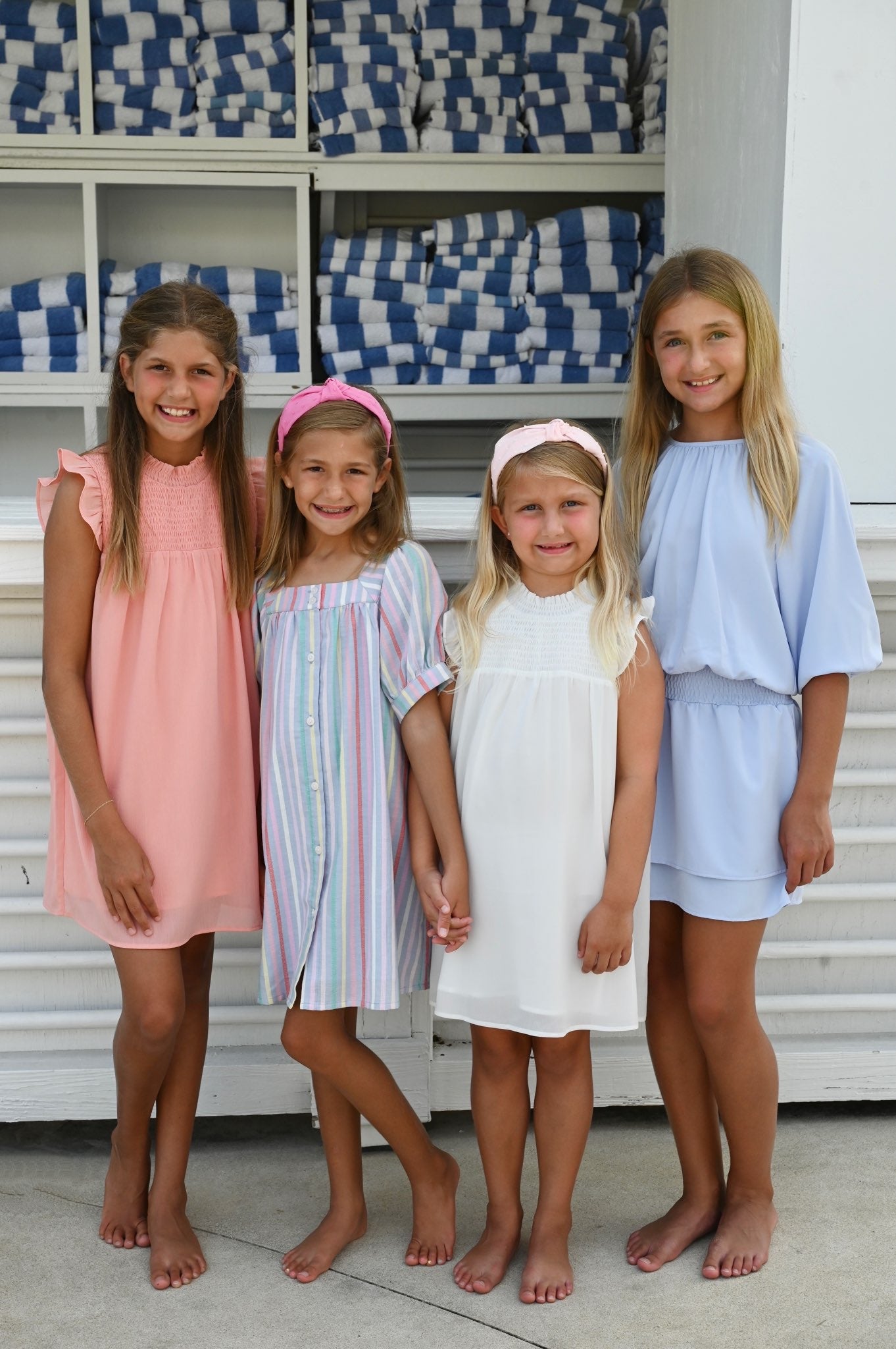 Lottie Dress Sleeveless Coral