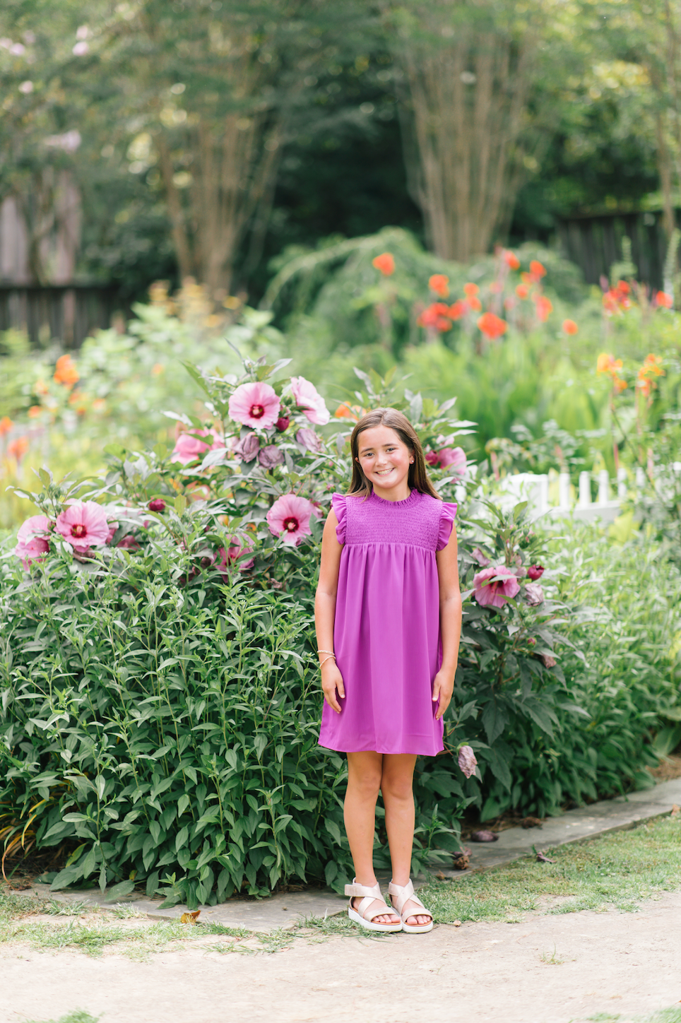 Lottie Dress Sleeveless Magenta