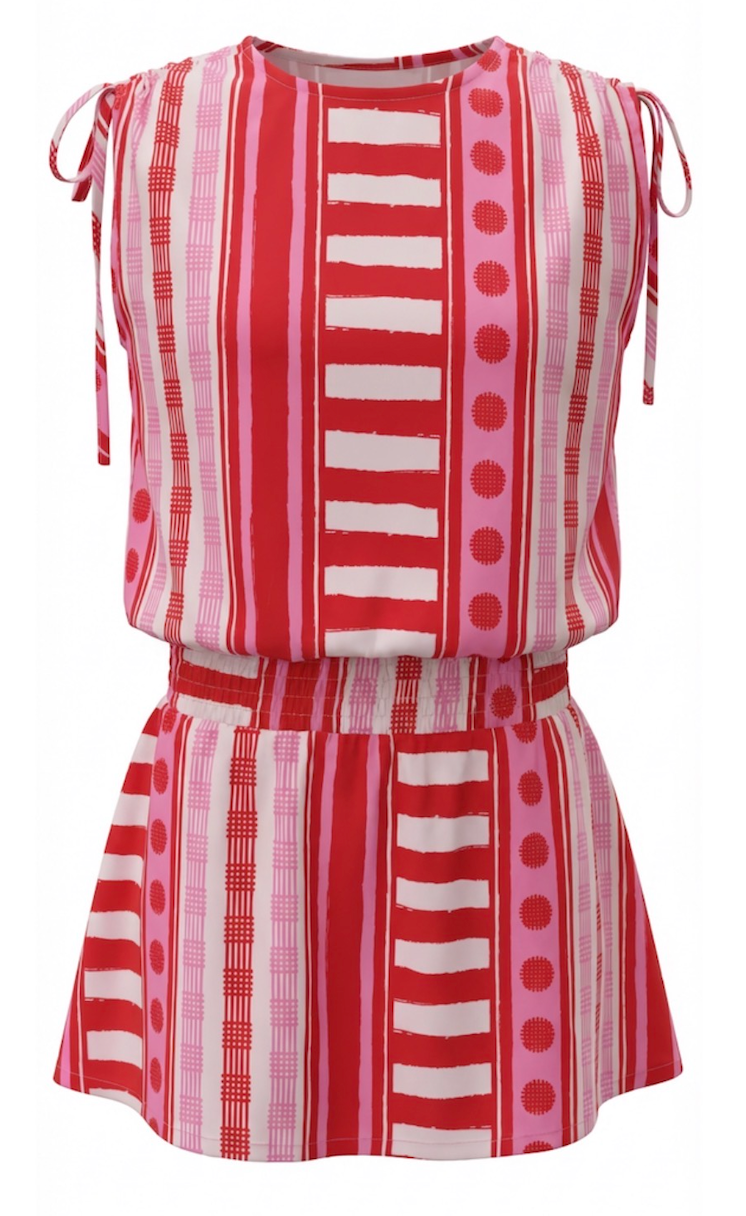 Helen Dress Peach Jubilee