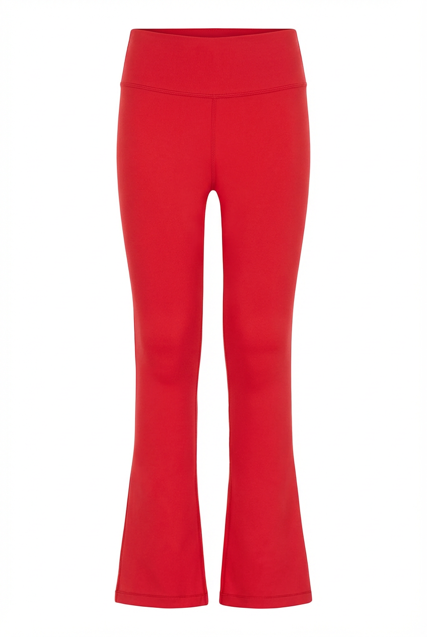 Florie Flare Leggings Red