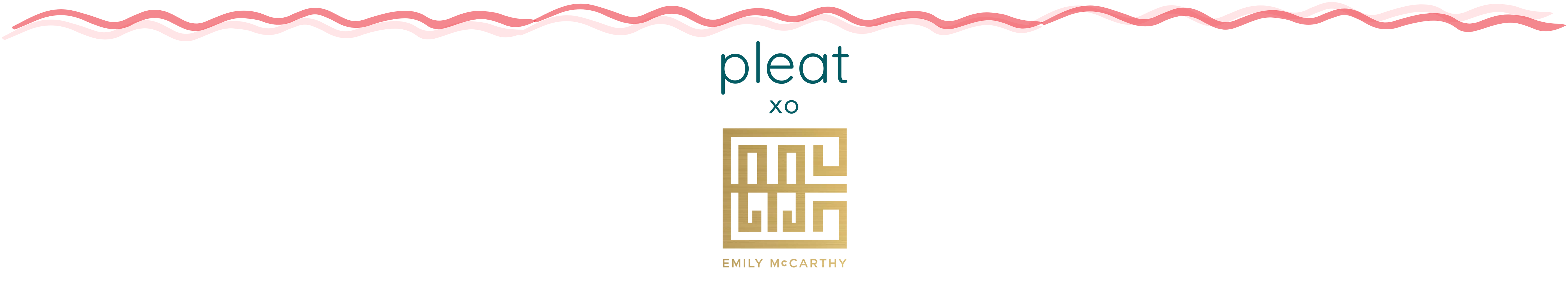 Emily McCarthy x pleat