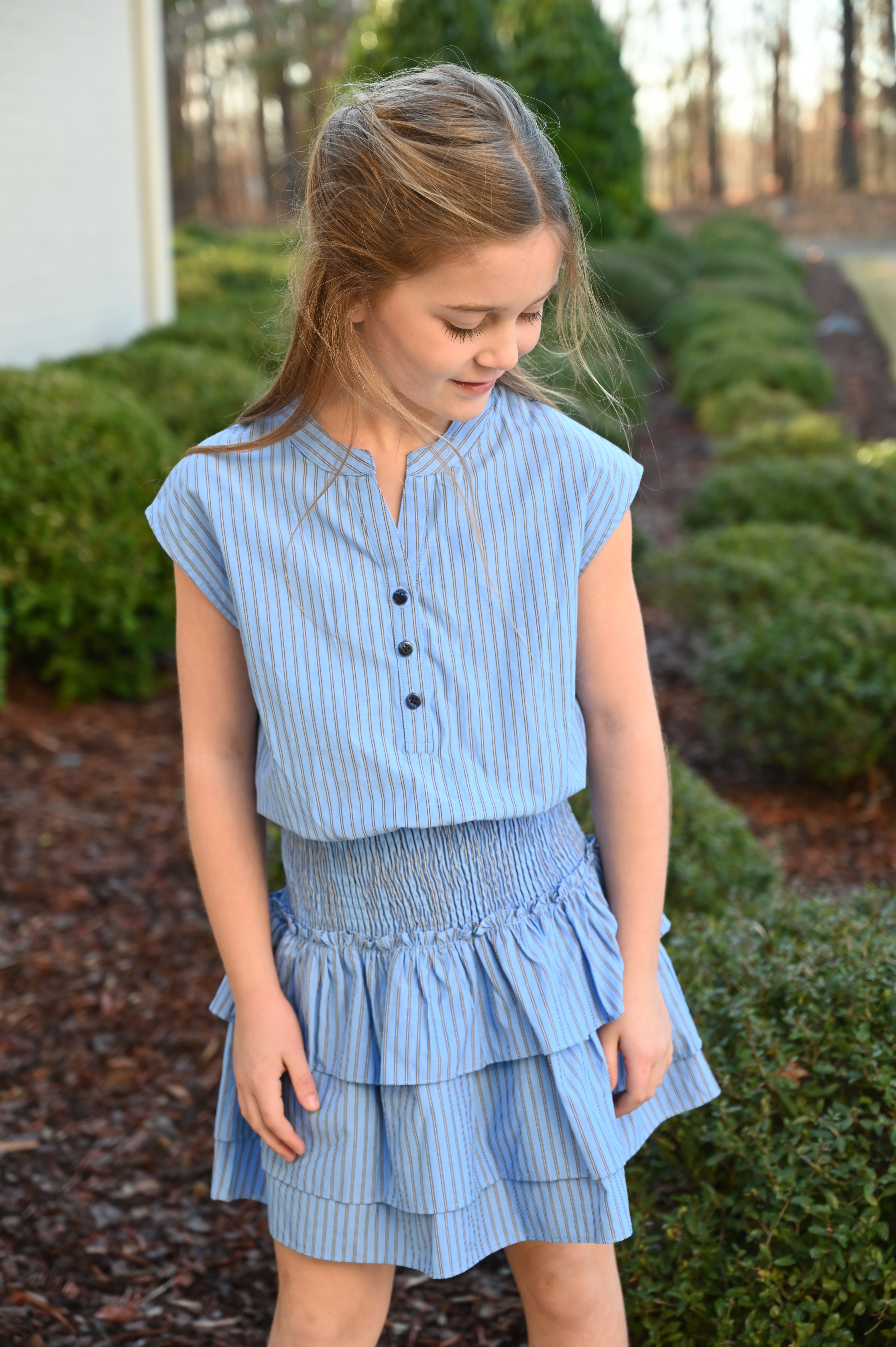 Drew Dress Front Row Stripe