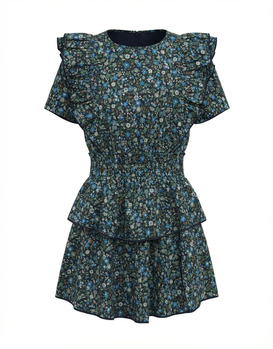 Collier Dress Twilight Floral