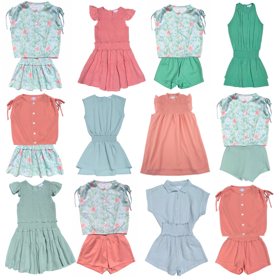 Scottie Skirt Pastel Paisley