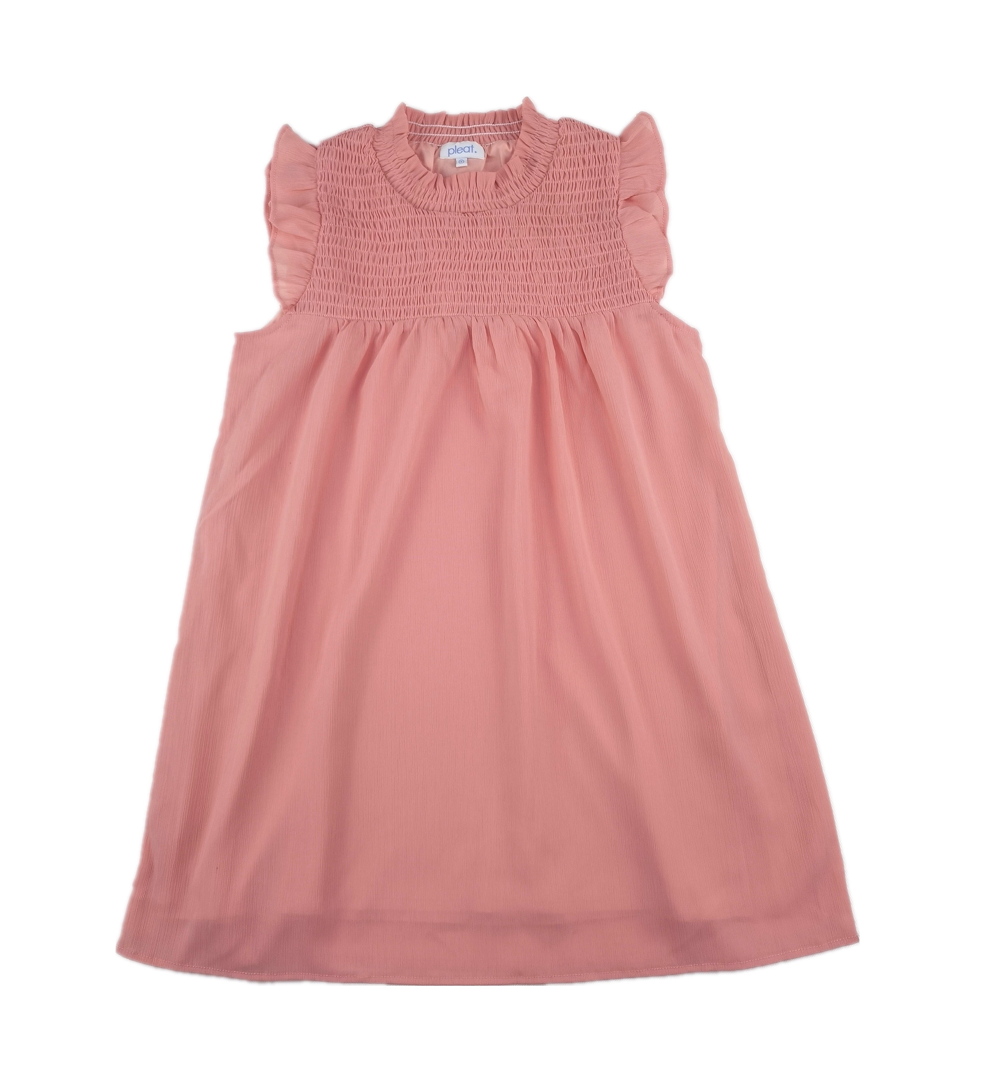 Lottie Dress Sleeveless Coral
