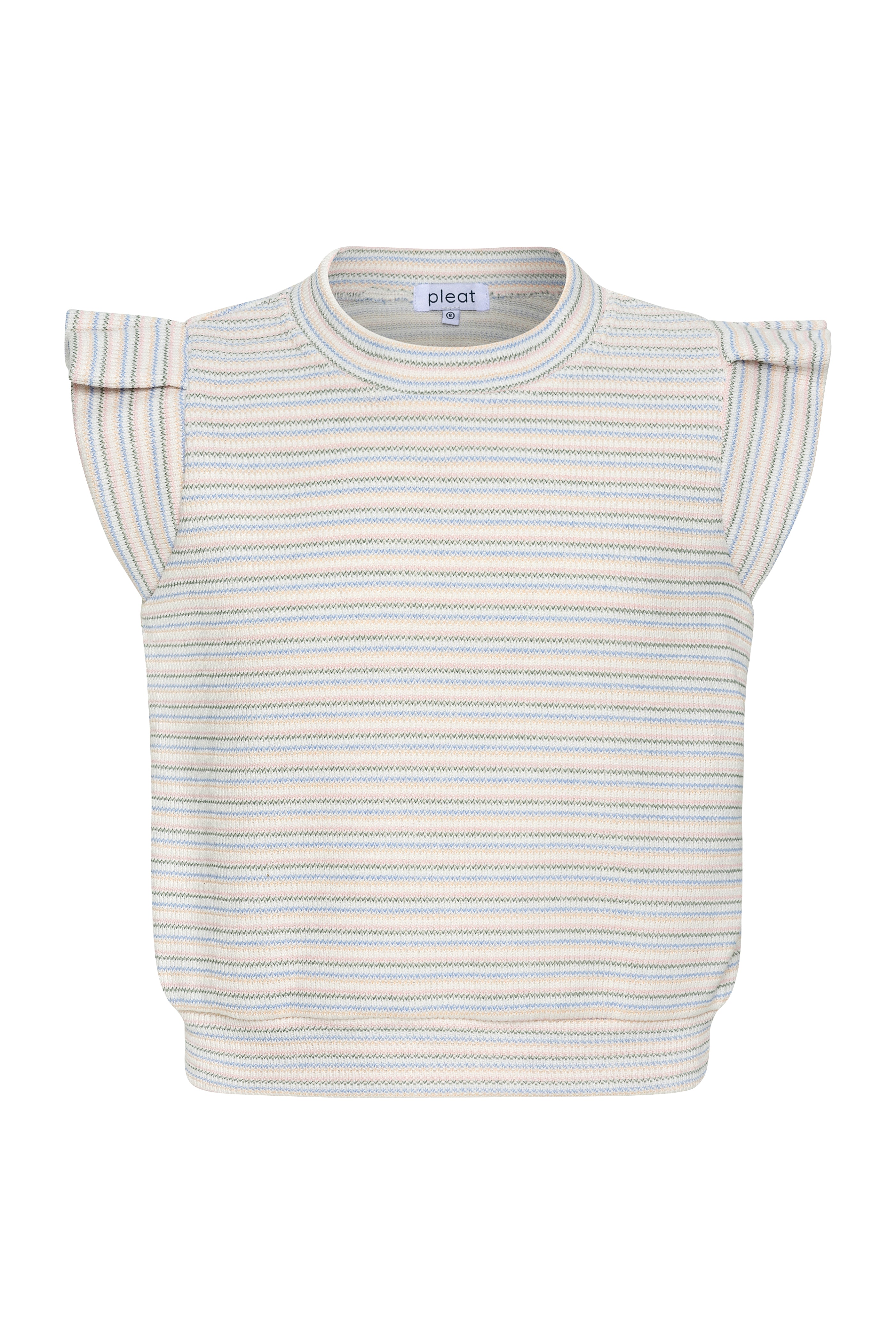Olivia Top Macaron Stripe Knit