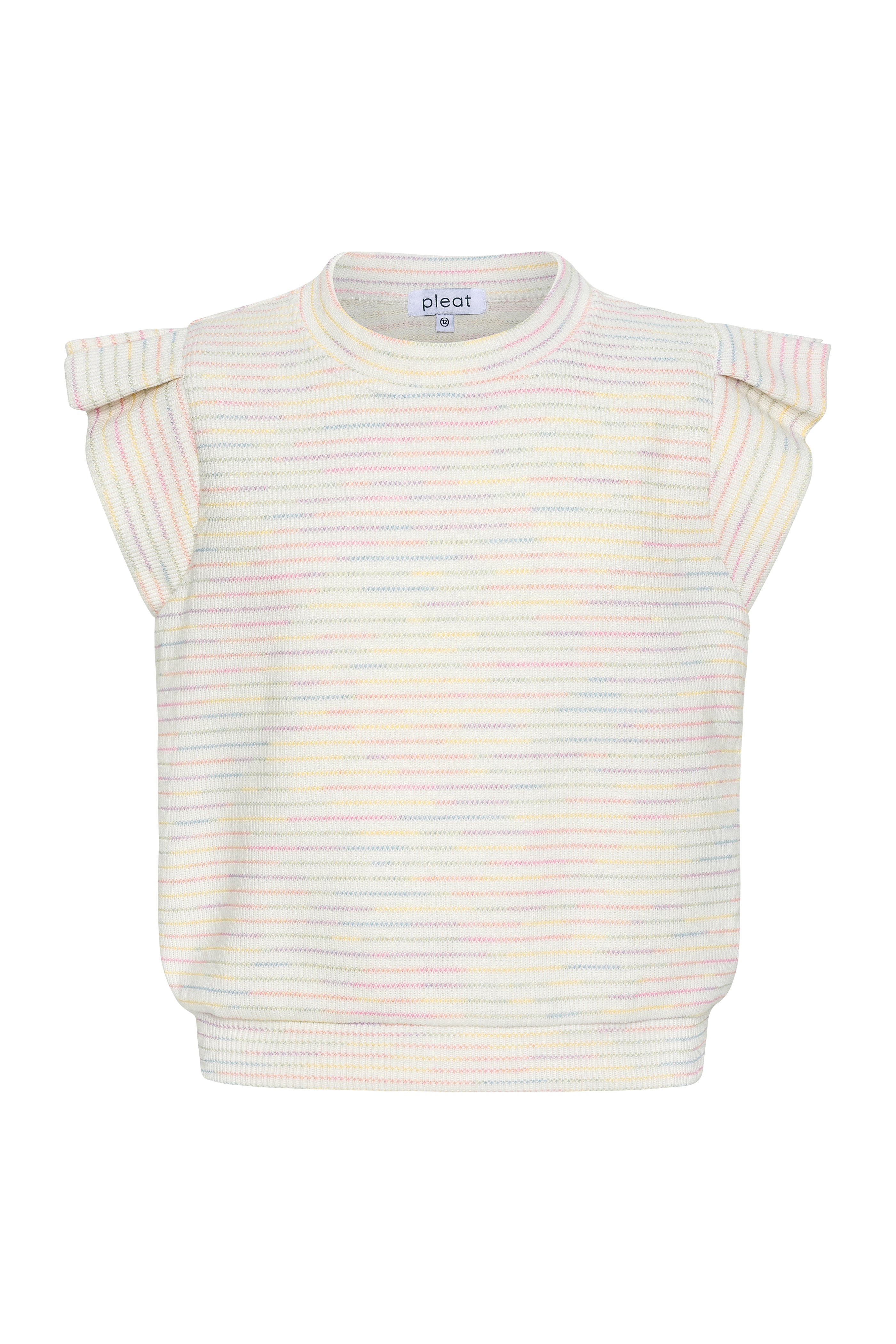 Olivia Top Rainbow Knit