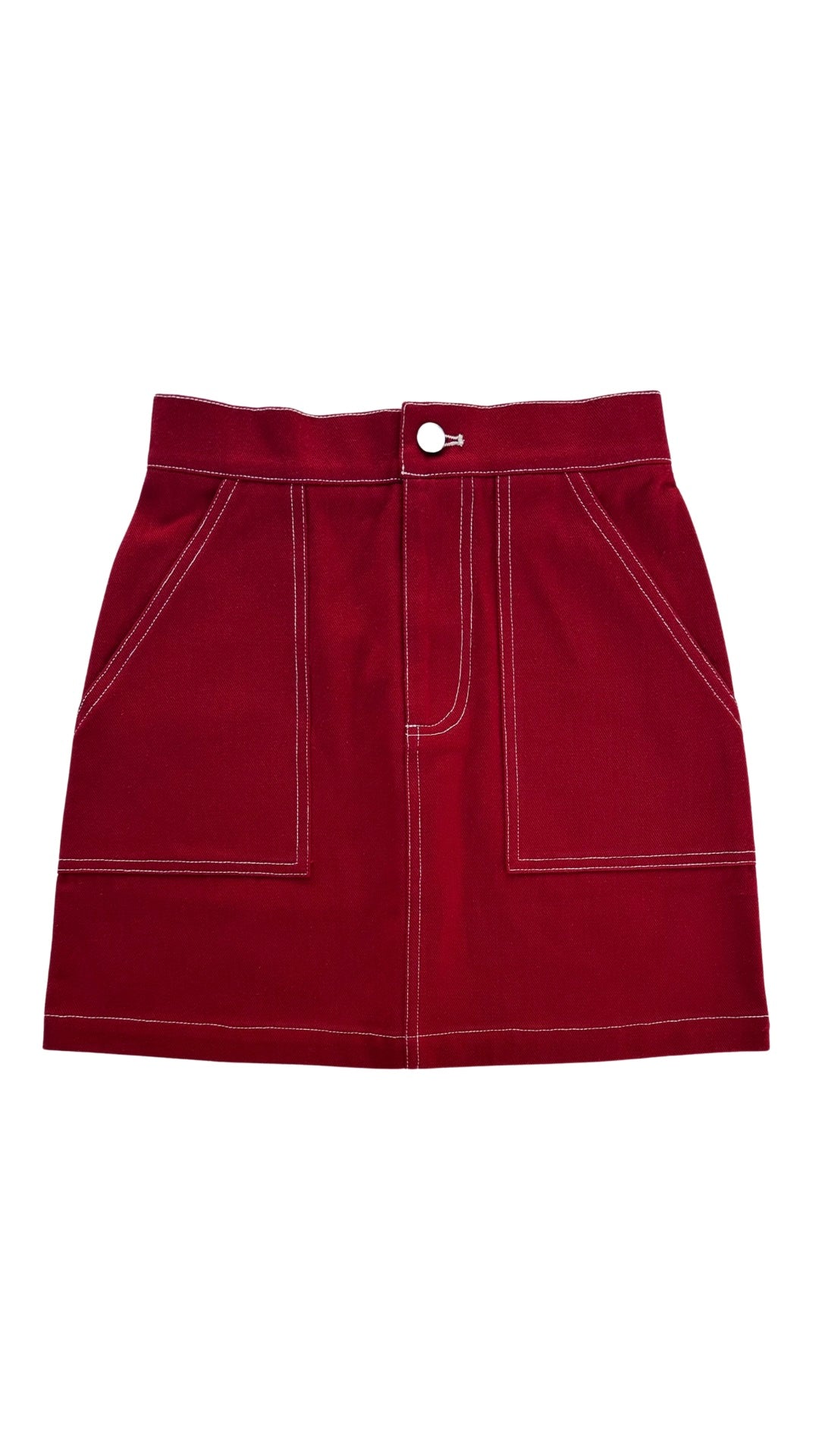 Sydney Skirt Red/White