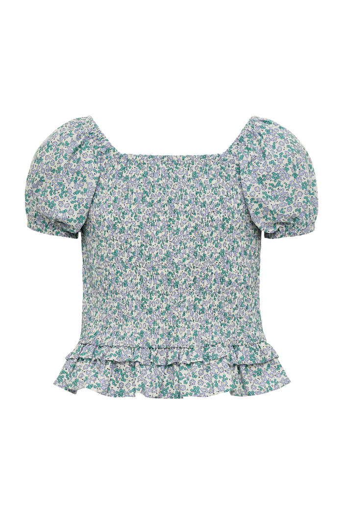 Cora Top - Pink Floral