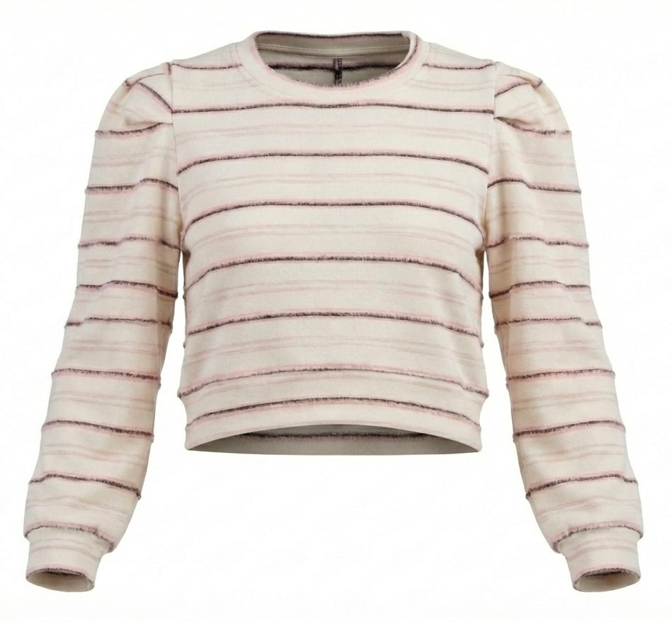 Peyton Top Blush Stripe