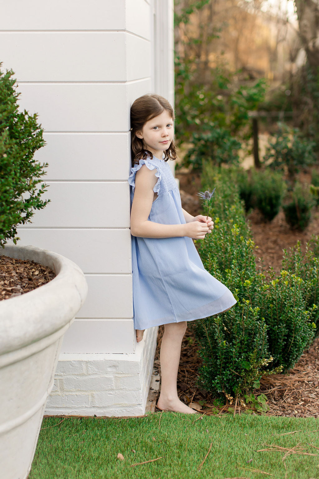 Lottie Dress Sleeveless Pastel Blue 2